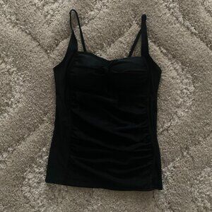 Black Tankini Top/Bathing Suit Size Small (Brand New)